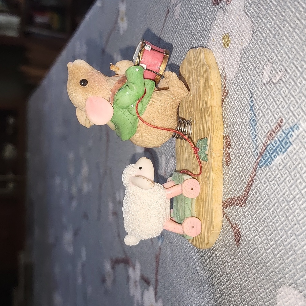 Priscilla's Mouse Tales I'll Play my Drum for Him figurine